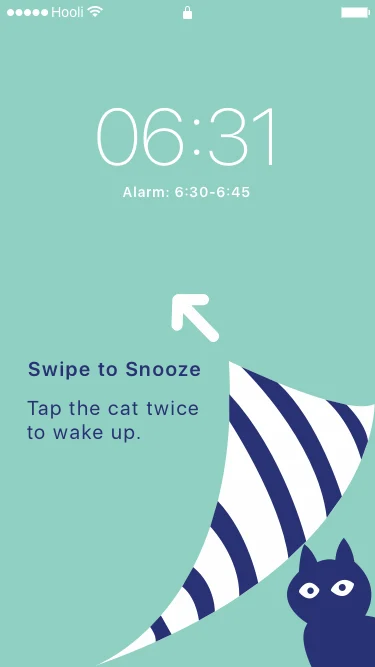 <b>Snoozing</b> Most of our interviewees claim to have a bad habit of snoozing their alarm for about 15–30 minutes before waking up. They wish they could rid themselves of this bad habit.